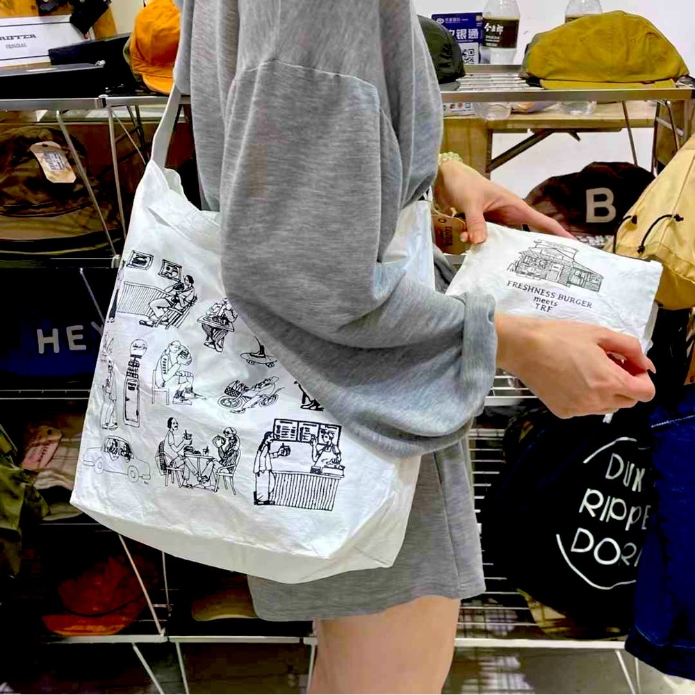 Vintage Shoulder Tote Bag.